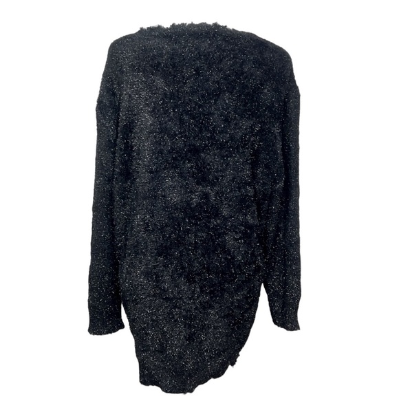 Free People Sandrine Rose Gunmetal Sweater Black - Picture 3 of 7